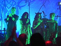 Faun und Gste: Oliver SaTyr, Jyoti Verhoeff, Maya Fridman und Fiona Rggeberg (v.l.n.r.)